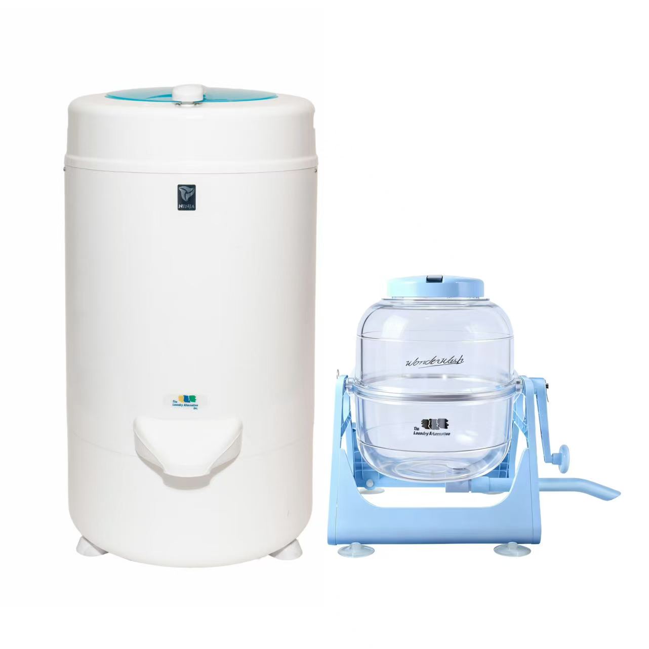 Extra Saving $15! Bundle Transparent Wonderwash Washing Machine with Emerald Ninja Spin Dryer (Copy)