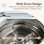 iWash 4.4Lbs Capacity Countertop AI Fully Automatic Compact Portable Washing Machine