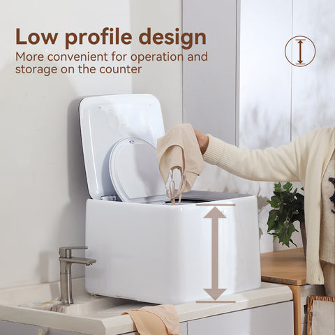 Image of iWash 4.4Lbs Capacity Countertop AI Fully Automatic Compact Portable Washing Machine