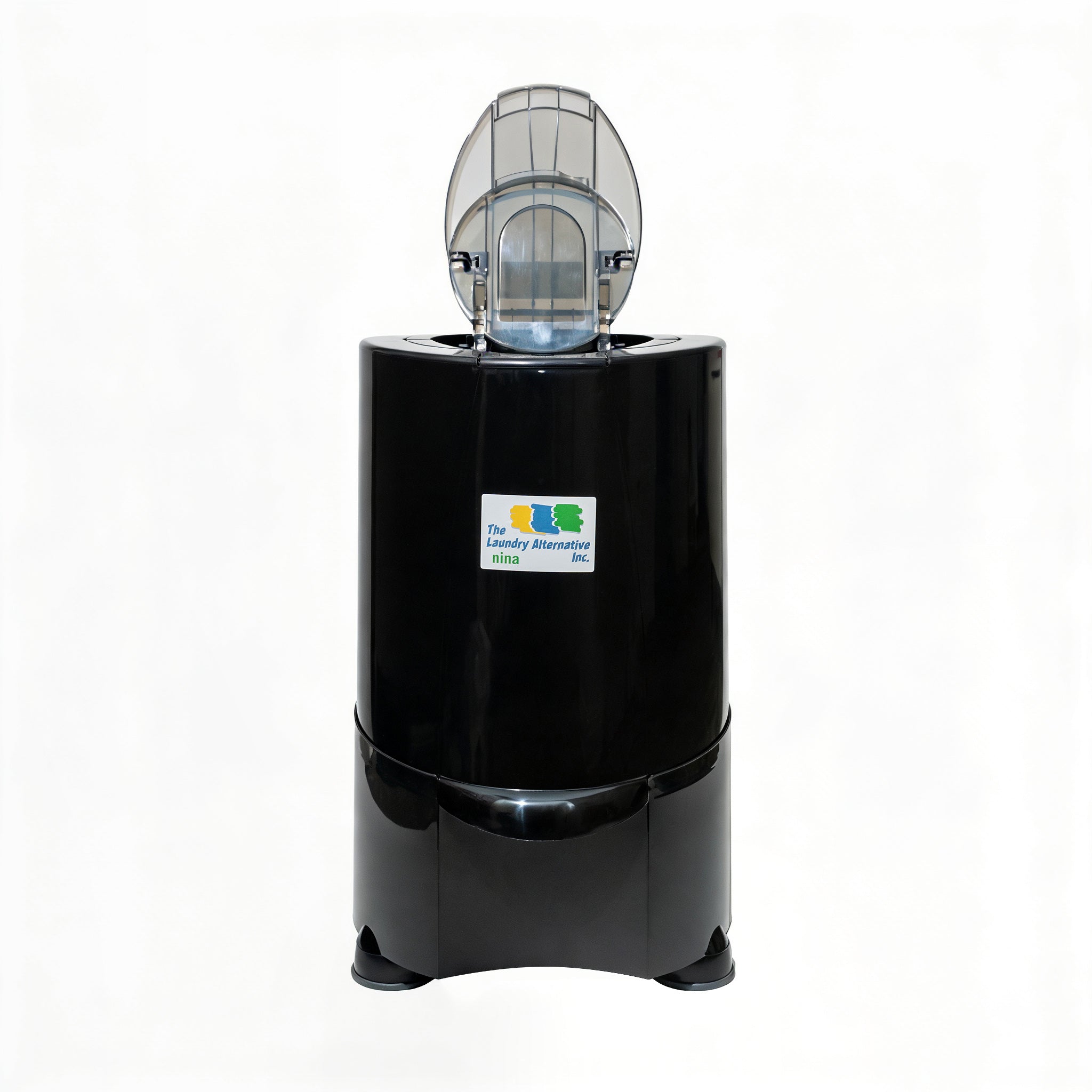 Nina Soft 1800 RPM Portable Centrifugal Spin Dryer with High Tech Suspension System (Black)