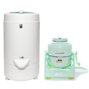 Bundle Green Wonderwash Washing Machine with Emerald Ninja Spin Dryer