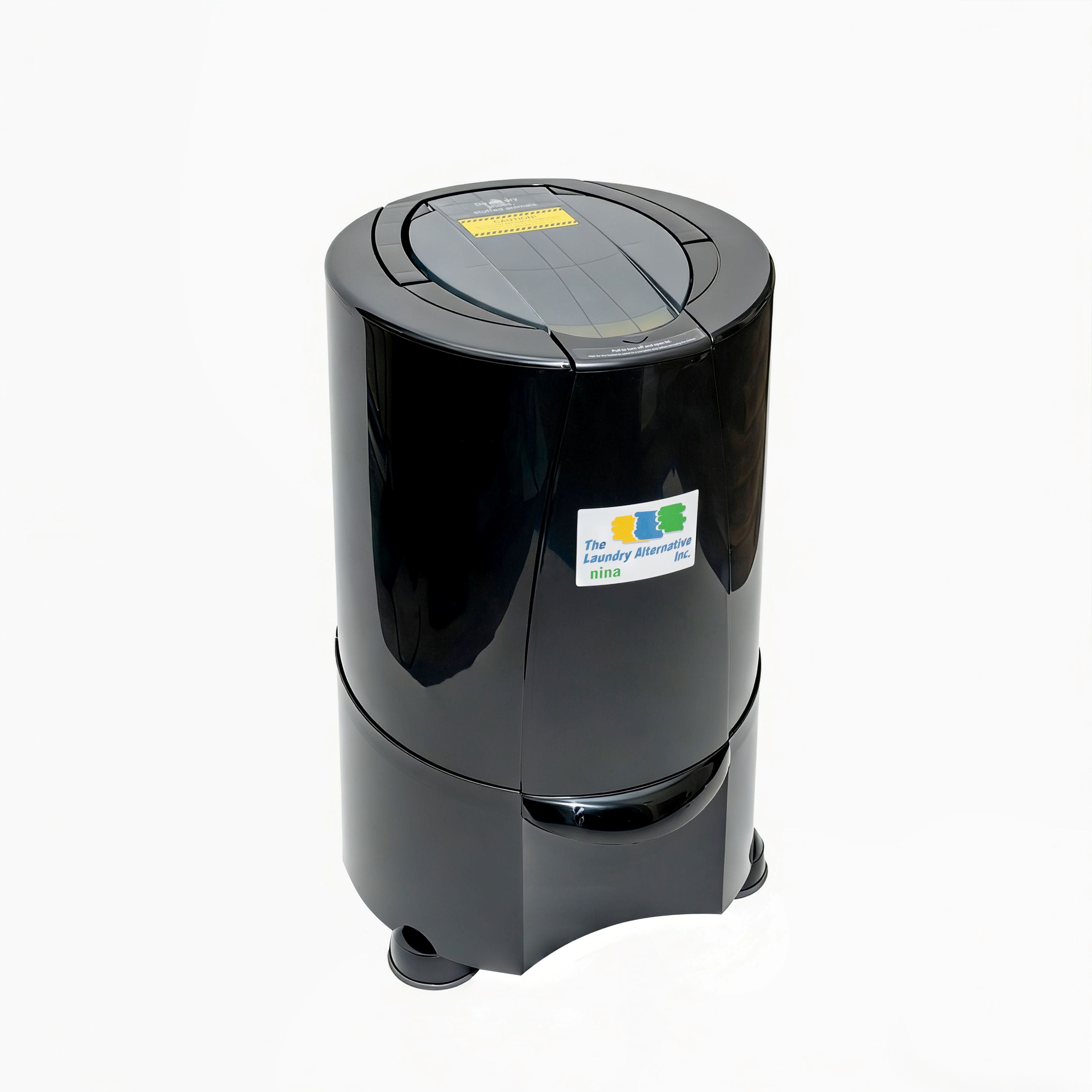 Nina Soft 1800 RPM Portable Centrifugal Spin Dryer with High Tech Suspension System (Black)