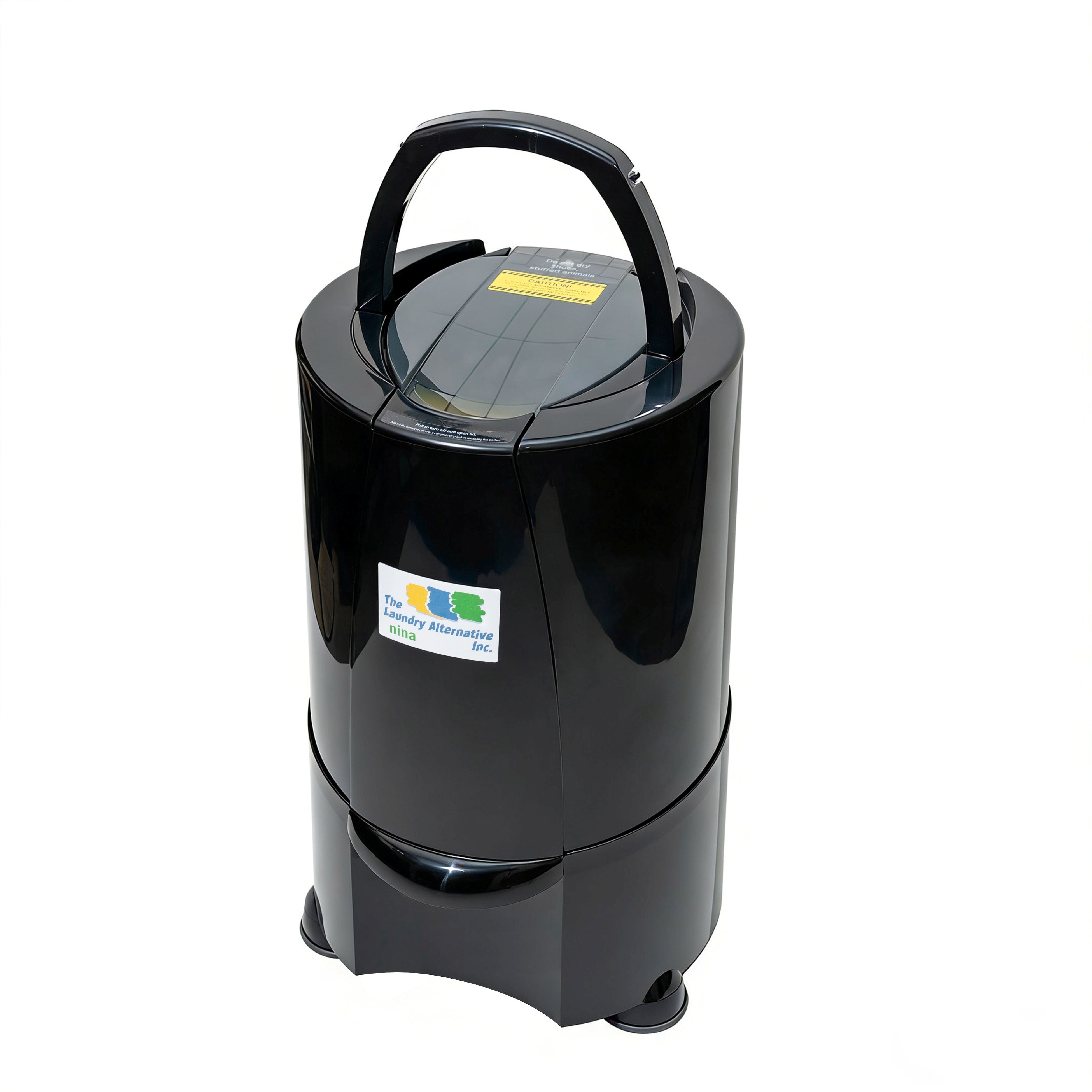 Nina Soft 1800 RPM Portable Centrifugal Spin Dryer with High Tech Suspension System (Black)