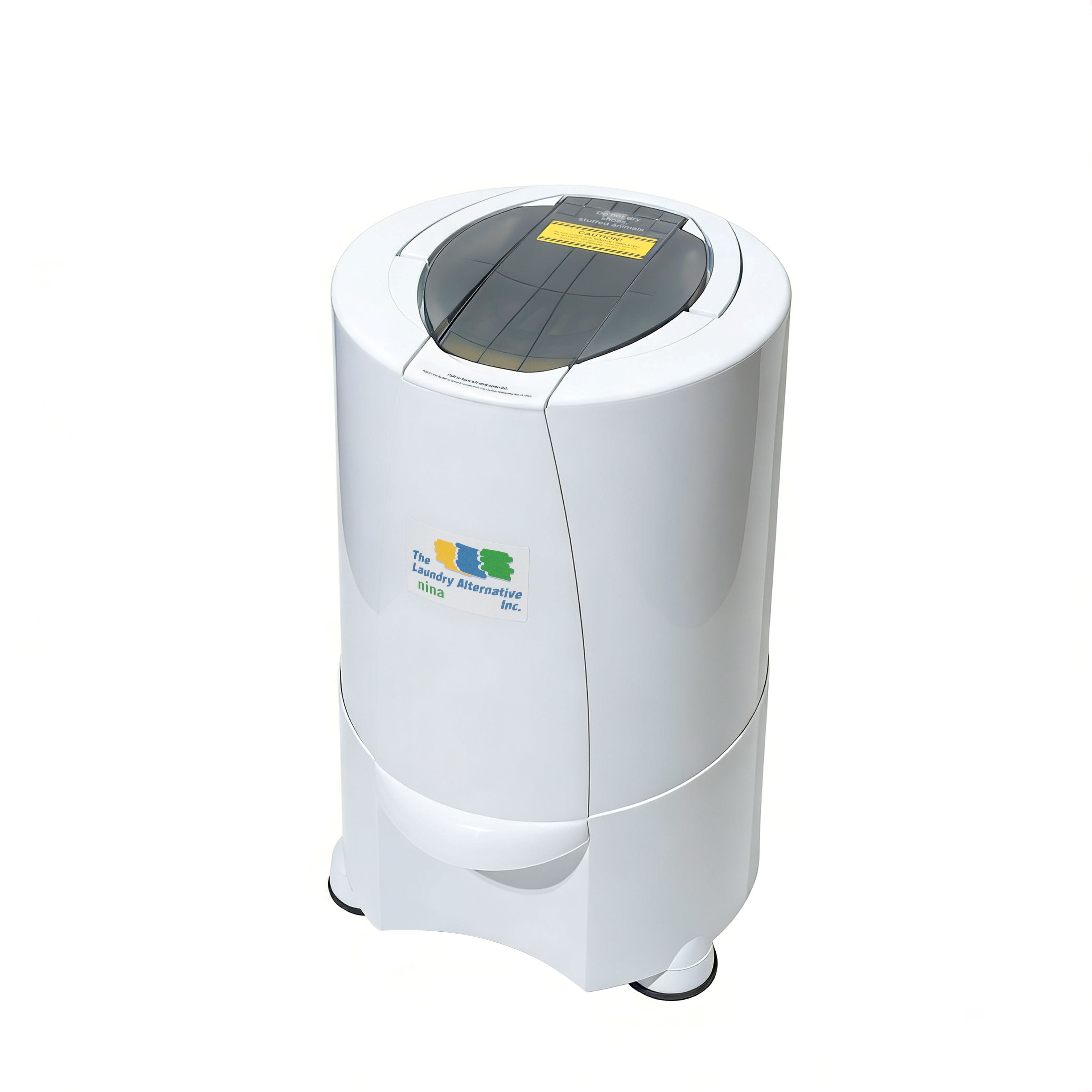 Nina Soft 1800 RPM Portable Centrifugal Spin Dryer with High Tech Suspension System (White)
