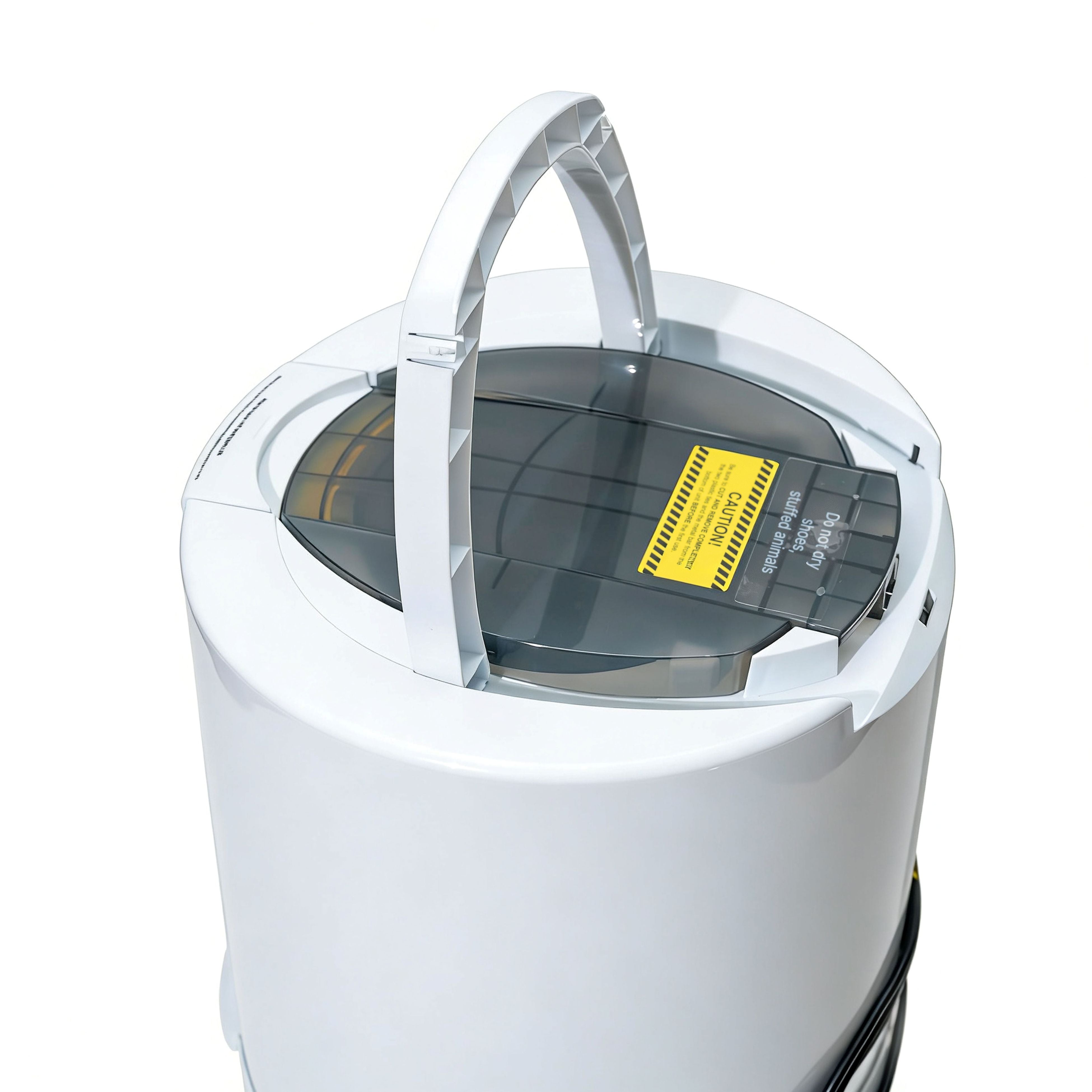 Nina Soft 1800 RPM Portable Centrifugal Spin Dryer with High Tech Suspension System (White)