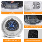 Beyond AI Portable Compact Lightweight Tumble Dryer White