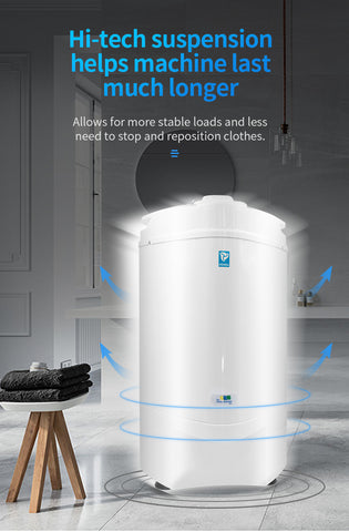 Image of Ninja 3200 RPM Portable Centrifugal Spin Dryer with High Tech Suspension System  (Blue)