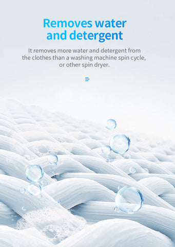 Image of Ninja 3200 RPM Portable Centrifugal Spin Dryer with High Tech Suspension System  (Blue)